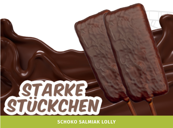 Bruno Bierbaum KG - Schoko Salmiak Lollys Bruno Bierbaum KG - Schoko Salmiak Lollys